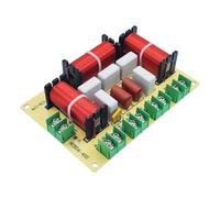 Jooehyer 200W 4 Way Crossover Audio Speaker Crossover Dual + Midrange + Treble Frequency Divider KTV Professional Crossover