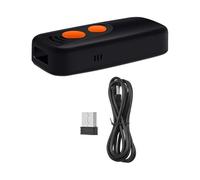 Jooehyer 2D 1D QR Barcode Scanner BT & 2.4GHz Wireless & Wired Sound and Vibrator Prompt for Supermarket Retail Library