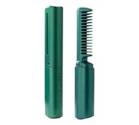 Jooehyer 2In1 Wireless Professional Hair Straightener Curler Comb Fast Heating Negative Ion Straightening Curling Styling Tools-C