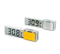 Jooehyer 2PCs Electronic LCD Digital Fish Tank Temperature Aquarium Measurement Fish Tank Temp Meter