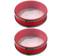 Jooehyer 2PCS Ocean Drums for Meditation and Relaxation Natural Color Rain Drums for Stress Relief Musical Instruments 6inch