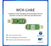 Jooehyer 2Pcs WCH-LinkE Online Download Debugger Support WCH RISC-V Architecture MCU/SWD Interface 1 Serial Port to USB Channel