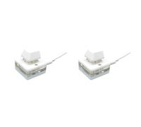 Jooehyer 2X 1-Key Shortcut Keyboard USB Custom Programmable Macro Keyboard Hot Key Mouse One Key Button RGB Mini Keypad