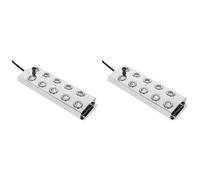 Jooehyer 2X 10 Head Ultrasonic Mist Maker Fogger 7000ML/H Water Fountain Pond Fog Machine Atomizer Air Humidifier with 5M Cable