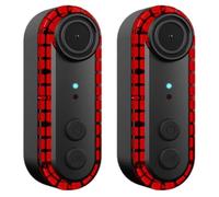 Jooehyer 2X Bike Tail Light with Recorder Camera 1080P HD 150 Degree Viewing Phone Interconnection Water Proof Rear View Camera