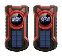 Jooehyer 2X Hand Crank Solar Radio Portable AM/FM/NOAA Weather Radio with LED Flashlight Bluetooth 5.0 Speaker Emergency Radio-A