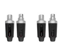 Jooehyer 2X New XLR Adapter System Wireless Microphone Transmitter Receiver for Dynamic Microphone Guitar Audio Mixer PA System