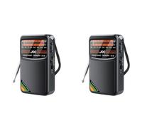 Jooehyer 2X Pocket Radio Portable Mini Full Band Radio AM/FM/SW Radio with Rechargeable Battery Support Earphone MiniRadio A