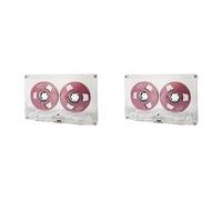 Jooehyer 2X Retro Blank Audio Tape Type 50 Minutes Blank Cassette Tape Double Sided Magnetic Tape for Music Recording