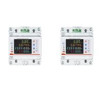 Jooehyer 2X Tuya WiFi Single Phase 4P Intelligent Circuit Breaker WiFi Auto-Reclosing Voltage Current Protector Timer Switch