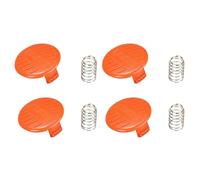 Jooehyer 2X Weed Bump Cap Replacement RC-100-P Spool Cap Covers and Spring for AFS Trimmer
