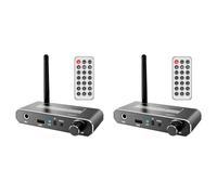 Jooehyer 2X Wireless HIFI Converter Bluetooth 5.2 Receiver Audio Coaxial to R/L 3.5Mm Aux Adapter with U Disk Play Mic