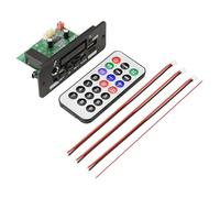 Jooehyer 2x25W Audio Amplifier Player 12V MP3 Decoder Board Calling Recording Bluetooth 5.0 Car MP3 Player with Remote Control