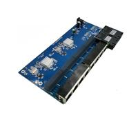 Jooehyer 3 Pcs 10/100/1000M Gigabit Ethernet Switch Fiber Optical Media Converter PCBA 8 RJ45 UTP and 2 SC Fiber Port Board PCB Easy Install