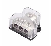 Jooehyer 3-Way Power Distribution Block 1x0 Gauge in 3x4 Gauge Out Power Distribution Block for Car Audio Splitter Easy Install