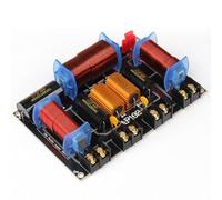 Jooehyer 3-Way Speaker Divider 200-500W Professional Speaker Crossover 45Hz-23kHz Stage Home Theater 3-Unit Audio Crossover