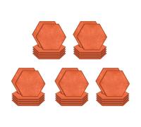 Jooehyer 30 Pack Hexagon Acoustic Panels Sound Proof Padding Beveled Edge Sound Panels for Recording Studio Office Home