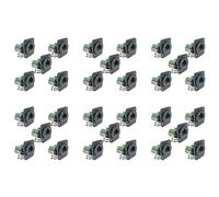 Jooehyer 30PCS RJ45 Female Panel Mount Screw Terminal Adapter, D-Type RJ45 8P8C Female to 8pin Terminal