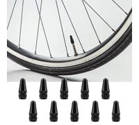 Jooehyer 30pcs Valve Core for Presta,Valve Core Bike Bicycle Replacement with 2 Valve Core Remover Tools&10 Valve Stem Core Caps