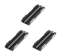 Jooehyer 3X M.2 SSD NVMe Heat Sink M2 2280 Solid State Hard Disk Aluminum Heatsink Gasket for M.2 2230 2280 NGFF NVME SSD
