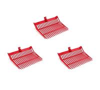 Jooehyer 3X Manure Fork Replacement Head, Pitchfork Head, Horse Manure Rake, for Picking Up Manure, Plastic Fork Head,A