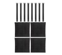 Jooehyer 4 Pcs Bunk Bed Ladder Pads Ladder Step Pads Loft Bed for Safe and Comfortable Climbing for Loft Bed, Bunk Bed Ladder Padding Suitable