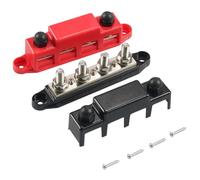 Jooehyer 4 Way Busbar M10 High-Current Terminal Stud Multi-Function RV Conversion Accessories Car Accessories RV Supplies