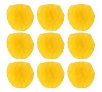 Jooehyer 400Pcs Disposable Microphone Cover Handheld Microphone Hood Windscreen for KTV Recording Studio Yellow