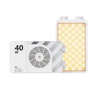 Jooehyer 40W Video Camera Light LED Three Color Pocket Mini Portable Outdoor High Brightness Fill Light Fan Cooling Dimmable