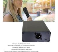 Jooehyer 48V Phantom Power for Condenser Microphone Recording Equipment Outdoor Portable Rechargeable