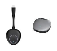 Jooehyer 4K Wireless -Compatible Transmitter and Receiver Kit 50M Range Enterprise Extender for PC Monitor TV Display Adapter Dongle