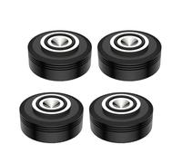 Jooehyer 4Pcs 50 * 22mm Hi-End Speaker Feet Audio Amplifier Speaker Feet Aluminum Alloy Amplifier Stand DISCS Turntable CD Player Computer Machine Base Shock-Absorber Foot