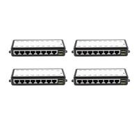 Jooehyer 4X 8 Ports Poe Injector Poe Splitter for Cctv Network Poe Camera Power over Ethernet Ieee802.3Af