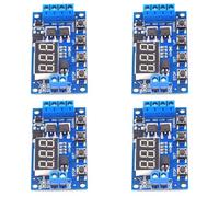 Jooehyer 4X DC 12V 24V LED Light Digital Time Delay Timing Delay Relay Switch Circuit Dual Mos Tube Control Board Module