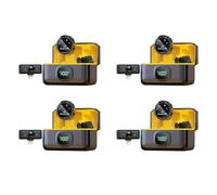 Jooehyer 4X J6 Wireless Lavalier Microphone Plug & Play Lapel Mic for Video Recording Vlog Live Streaming & Interviews Ios