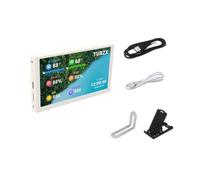 Jooehyer 5 Inch Type-C IPS LCD Secondary Screen Dynamic 800x480 Display with CPU GPU RAM HDD Monitoring AIDA64 WHITE