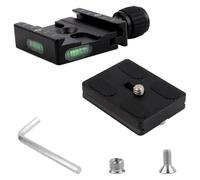 Jooehyer 50mm Quick Release Plate Clamp Adapter for, Aluminum Alloy Camera Mount-Gear with 1/4inch Screw