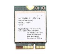 Jooehyer 5374Mbps WiFi 6E MT7922 M. 2 Wireless Card BT 5.3 Tri-Band 2.4G/5G 6Ghz Network Adapter Win 10/11