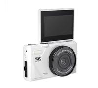 Jooehyer 5K Digital Camera with 18X Zoom 180¡ã Flip Screen Vintage Vlog Video Recorder 180¡ã Flip Screen Selfile Cam B