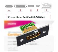 Jooehyer 5Pcs -Compatible 19Pin Female Jack, Type-A 8K, Ideal for PCB Soldering and DIY Panel Mount Repair Adapter