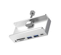 Jooehyer 6-in-1 USB 3.0 HUB USB Clip on Docking Station USB 3.0 Adapter Multi Splitter 5Gbps High Speed Adapter