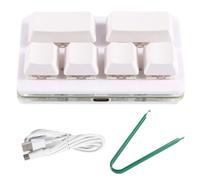 Jooehyer 6 Keys Customized Shortcut Keyboard Gaming Recording Mute Stock Beater Hot Swap Mechanical Copy Paste Keyboard