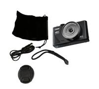 Jooehyer 64MP Digital Camera for Photography 4K Video Vlog Camcorder 18X Digital Zoom Camera 180¡ã Flip Screen Easy to Use Black