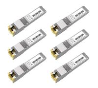 Jooehyer 6X 10G SFP+ Module 10GbE Copper SFP Modules Optical Port Turn to RJ45 Ethernet Port Gigabit 1000M Transceiver Module