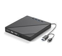 Jooehyer 7 in 1 External CD/DVD Drive CD/DVD Disk Drive Reader Writer CD/DVD Disk Drive Burner