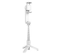 Jooehyer 72cm Anti-Shake Mobile Phone Gimbal Stabilizer Bluetooth Selfie Stick Aluminum Alloy Handheld Stabilizer White