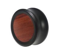 Jooehyer 76mm Diameter LP Vinyl Turntables Aluminium Wood Record Weight Disc Stabilizer LP Vinyl Turntables Easy Install