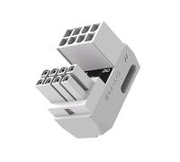 Jooehyer 8-Pin PCle 3.0 GPU Power Adapter 180 Degree Connector Power Right Angle Elbow Adapter for Desktops Graphics C