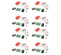 Jooehyer 8 Set 7 Tube AM Radio Electronic DIY Kit Electronic Learning Kit HX108-2 DIY Kit Without Battery