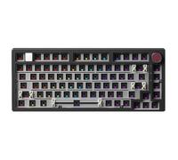 Jooehyer 81 Keys Hot-Swappable Mechanical Keyboard Kit with Knob RGB Light Gasket Custom Aluminum Hot-Swap Laptop Office Gamer Wired Keyboard A